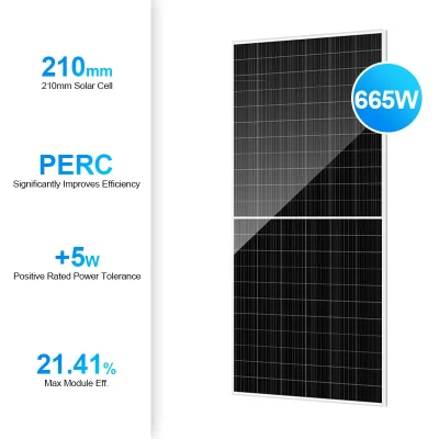 Pannello solare policristallino in vetro intero 550W 400 Watt 500W 450W 700W 540W a doppio vetro all'ingrosso